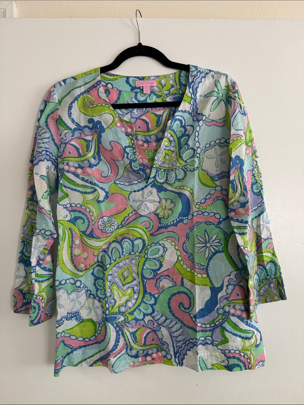 Lilly Pulitzer Pastel V-Neck Top